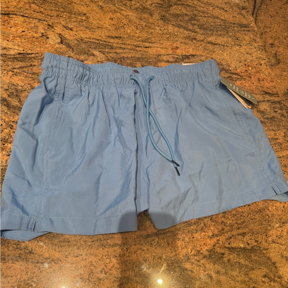 H&M Light Blue Recycled Polyester Shorts